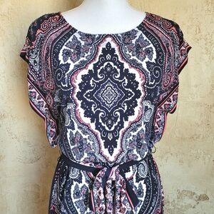 Like New! INC Paisley Print Jersey Dress